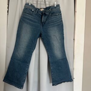 Madewell Medium Blue Flare Jeans